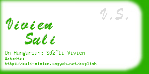 vivien suli business card